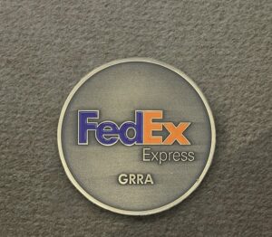 fedex, fed ex, military coins, veteran coins, event challenge coins, event items, promotional items, safety coins, challenge coins, unique challenge  coins,