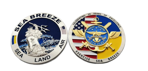 operation sea breeze, navy challenge coins, navy command coins, challenge coins,