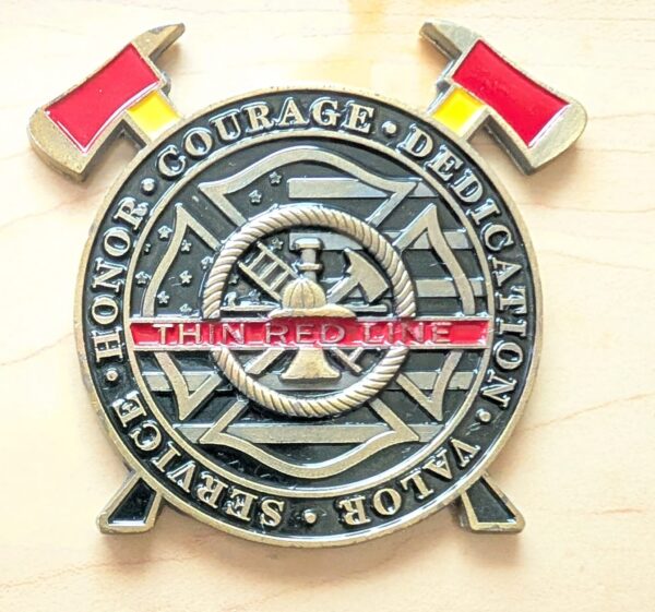 firefighter ems challenge coin