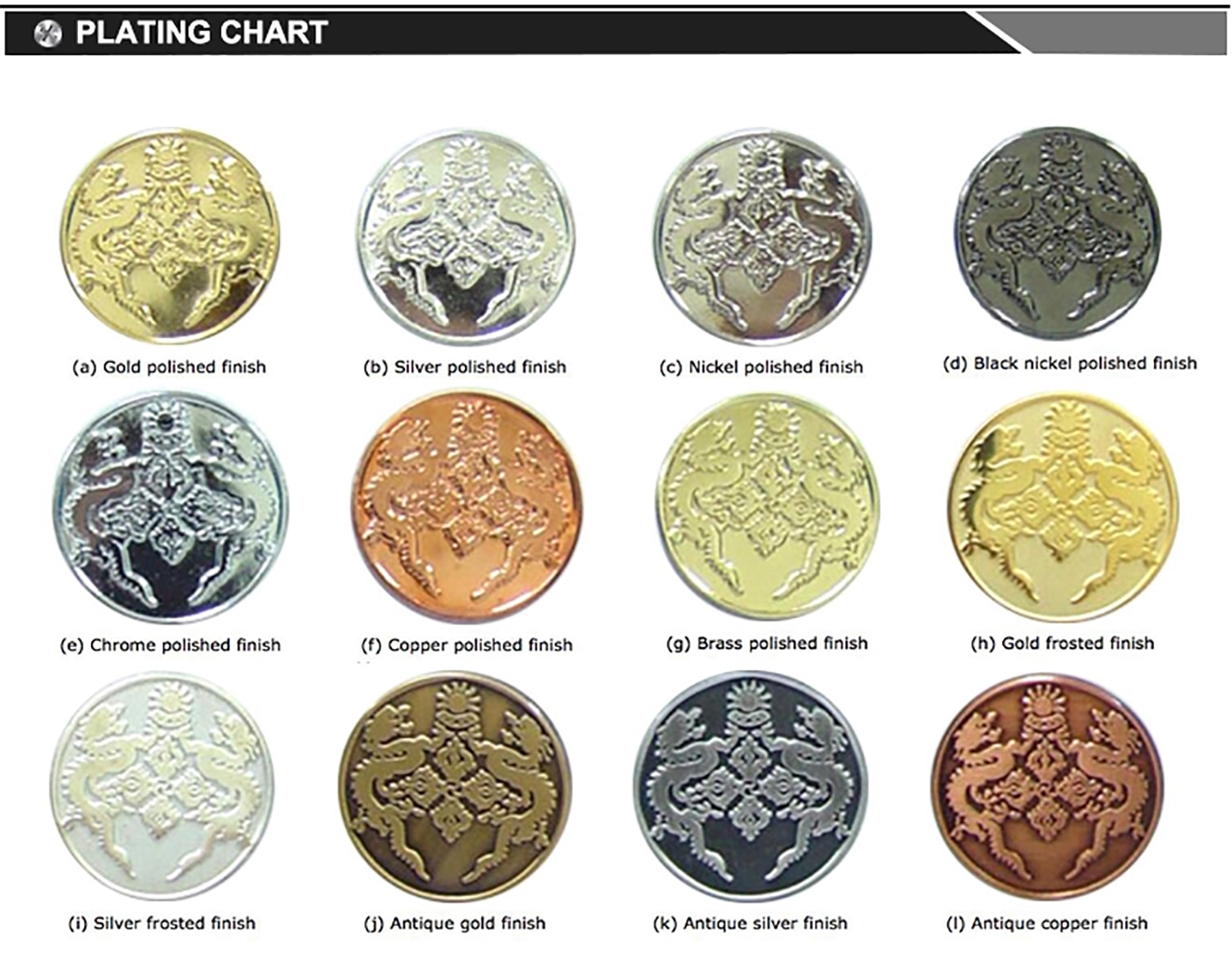 Custom Challenge Coins Lapil Metal Plating