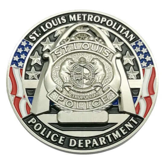 police coin, police challenge coin, law enforcment challenge coins, st. louis PD, st. louis police department, challenge coins 4 u,