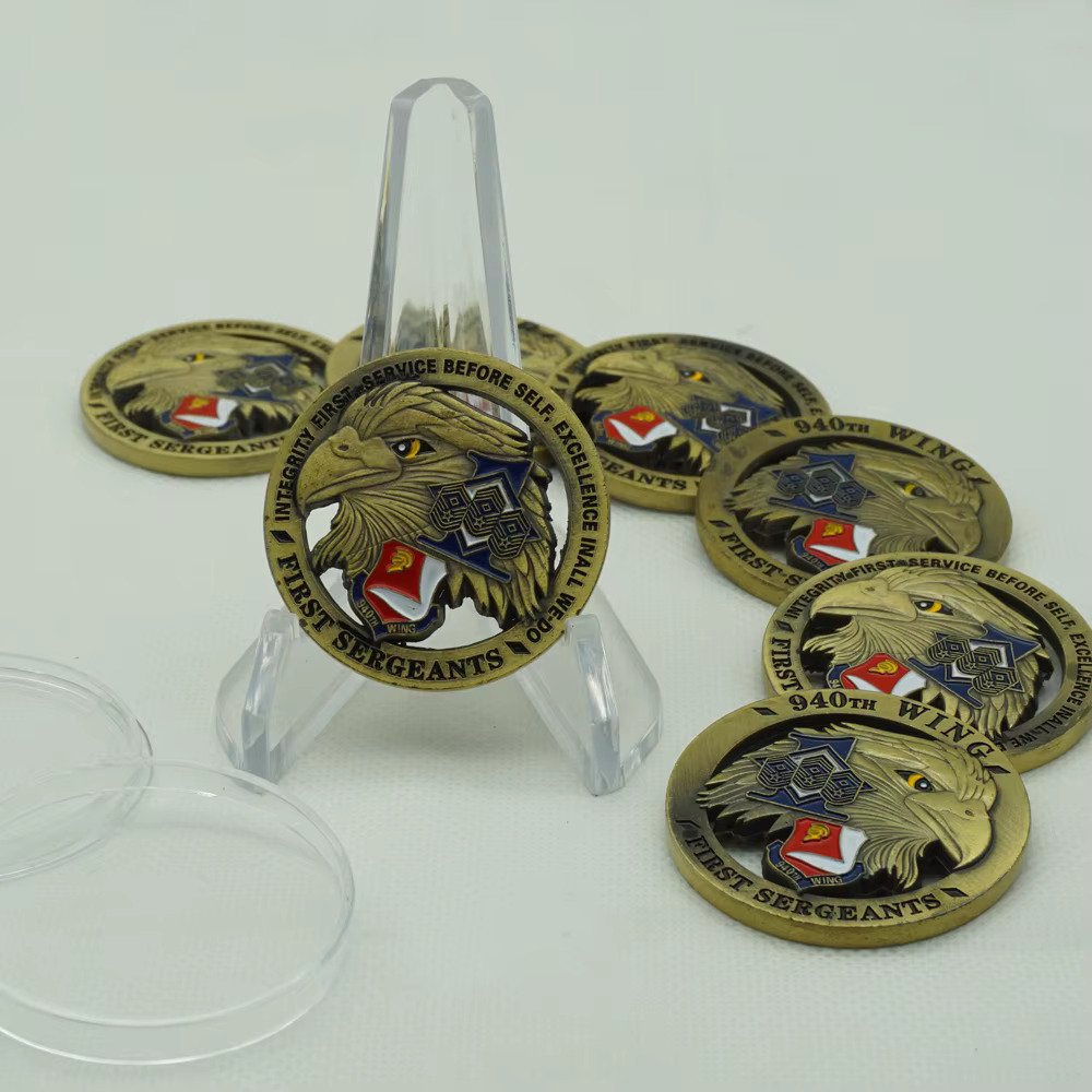 us air force first sergeant challenge coin, us air force challenge coins, custom challenge coins, military challenge coins,