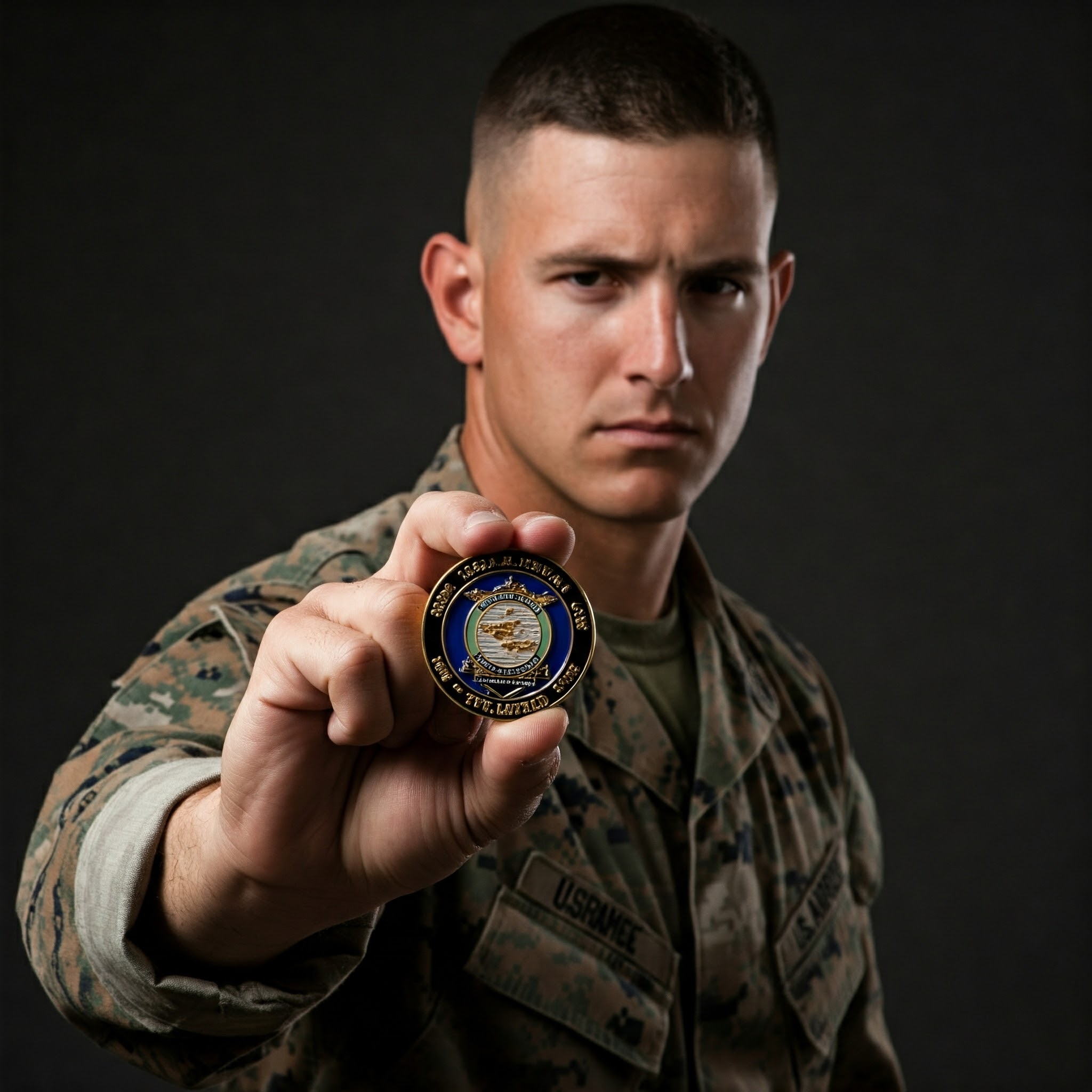 us marine corps, marine corps challenge coins, command coins,