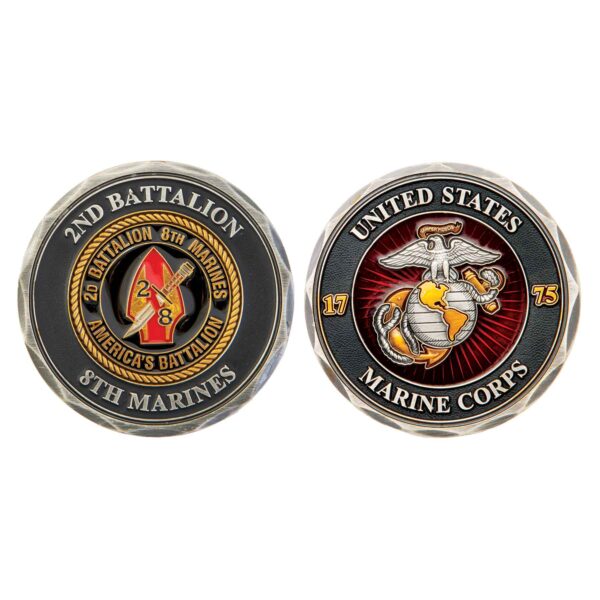 marine corps challenge coins, 2nd meu, command coins,
