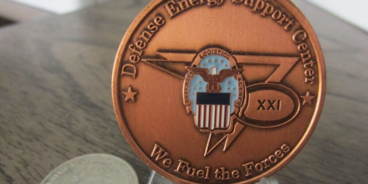 dla energy west, dla energy challenge coins,
