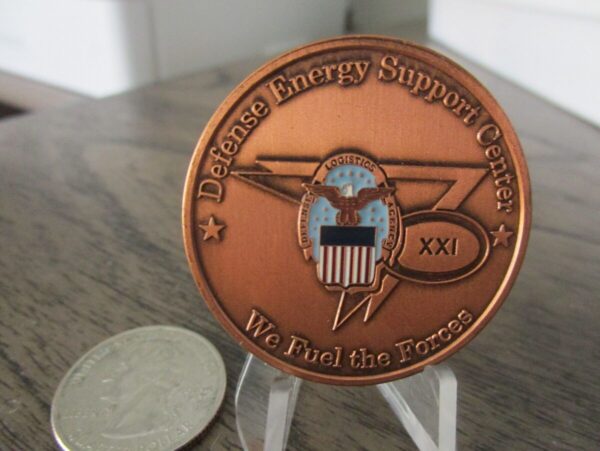 dla energy west, dla energy challenge coins,