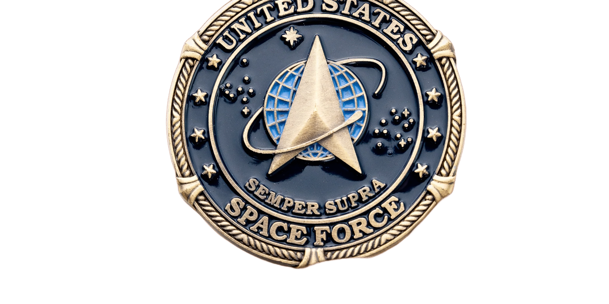 custom space force challenge coins,