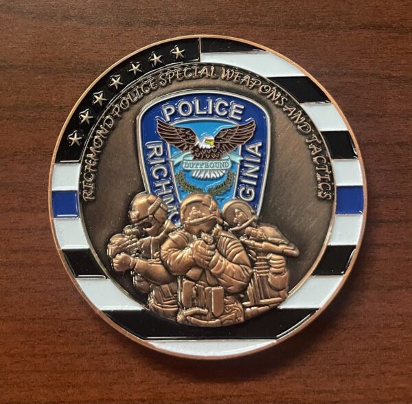 police swat law enforcement challenge coin