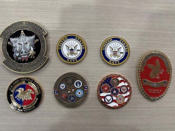 USA made custom police challenge coins in Hagerstown and law enforcement coins