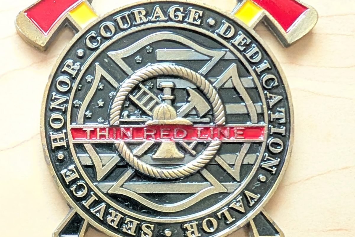 firefighter ems challenge coin