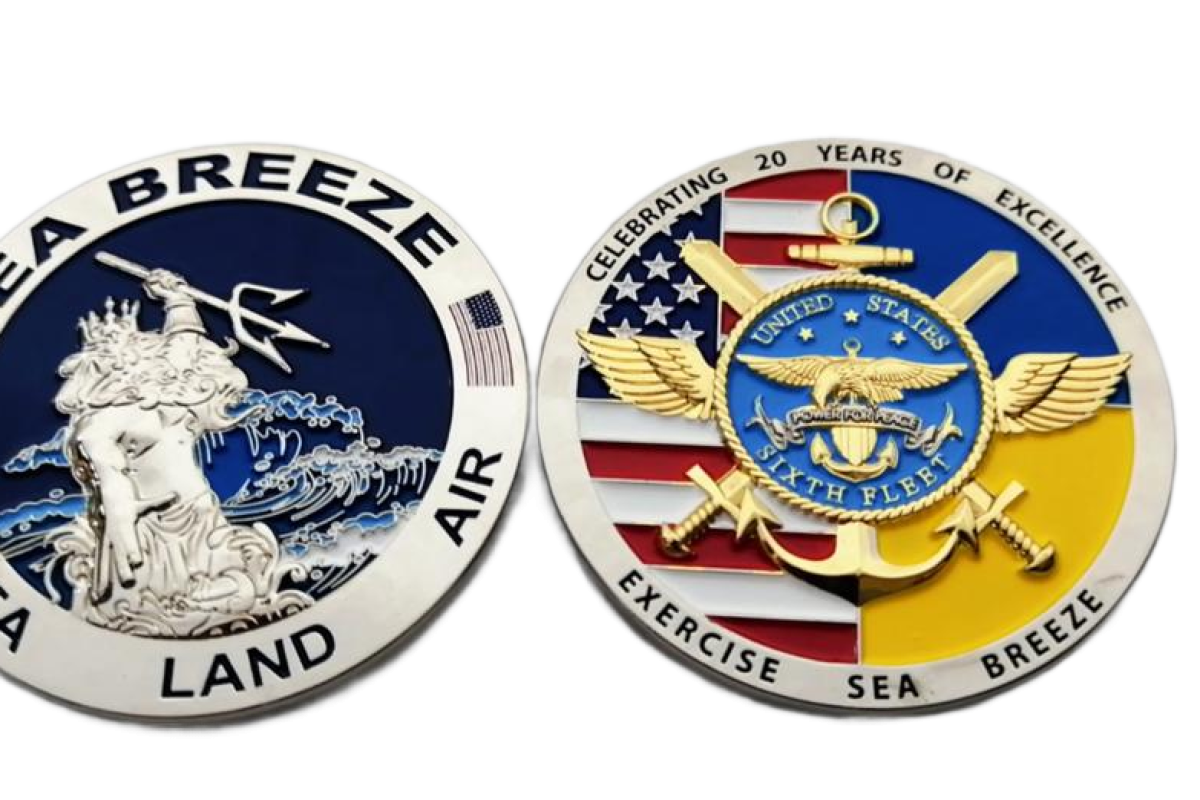 operation sea breeze, navy challenge coins, navy command coins, challenge coins,